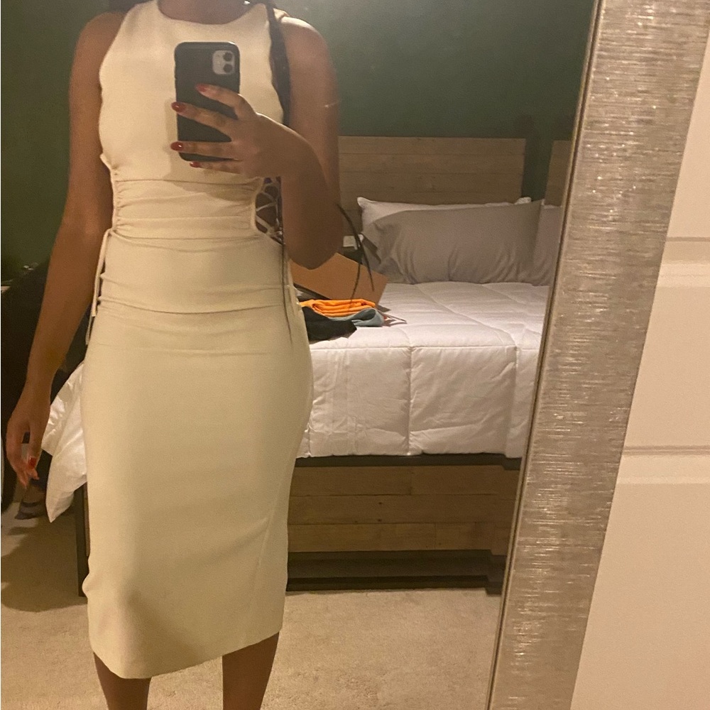 ZARA MIDI DRESS!